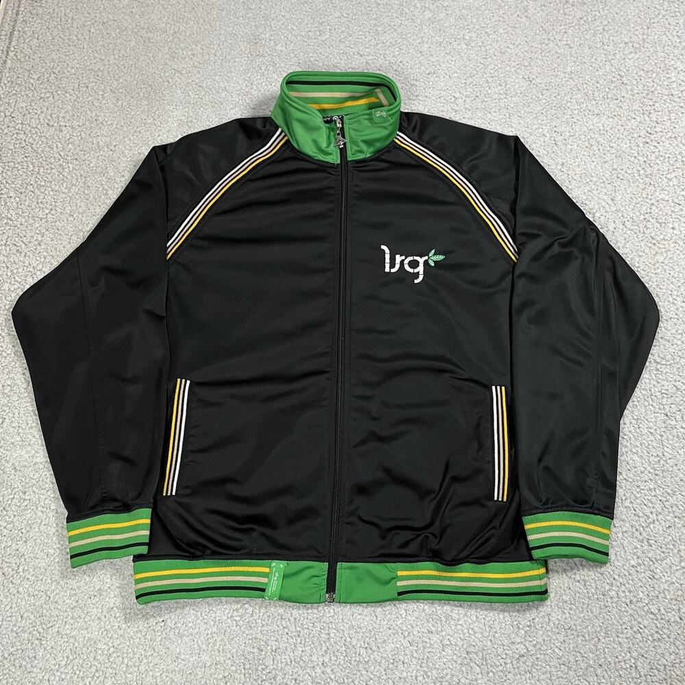 Lifted Research Group Jacket Mens Large Track Full Zip Vintage Y2K Rasta